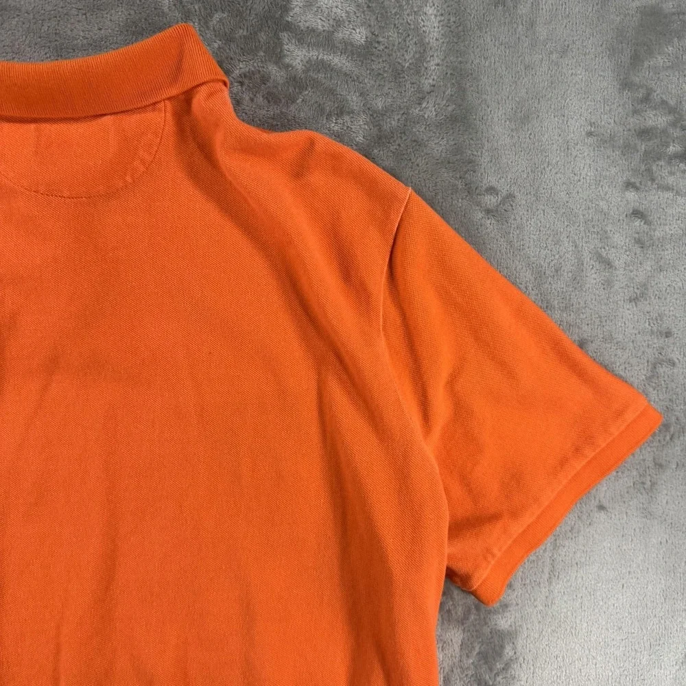 Polo Ralph Lauren Signal Speedboat Polo Shirt Men's XL Orange Classic Fit